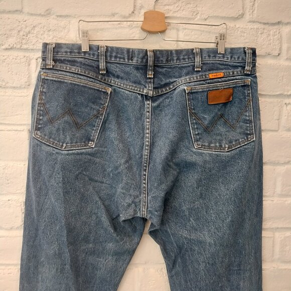 Wrangler FR Jeans Mens 42x34 Blue Flame Resistant 13MWZ Original Fit ARC Denim, - Picture 5 of 13